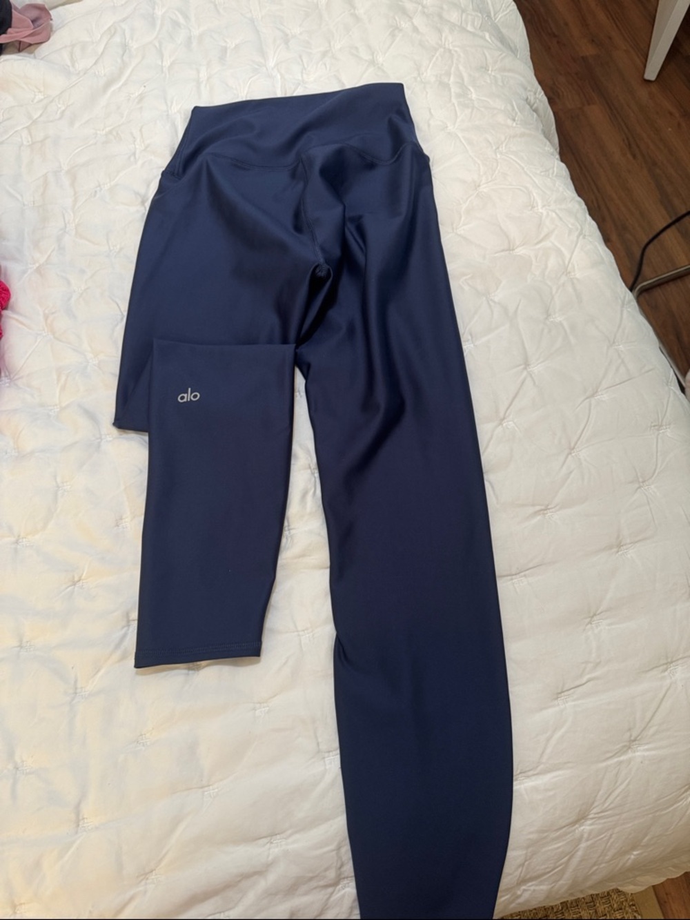 Alo High-Waist Navy Leggings